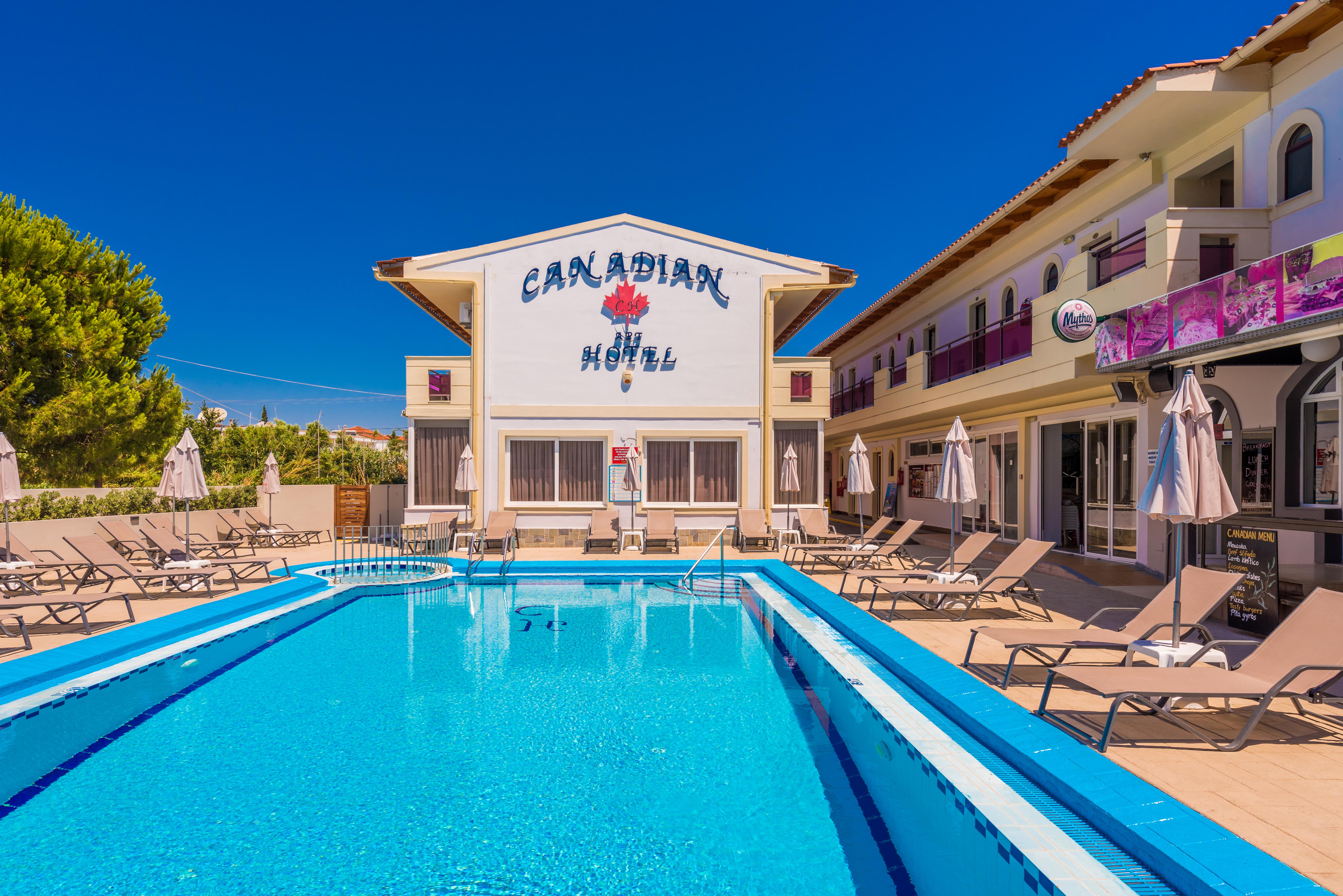Canadian Hotel Laganas Exteriör bild