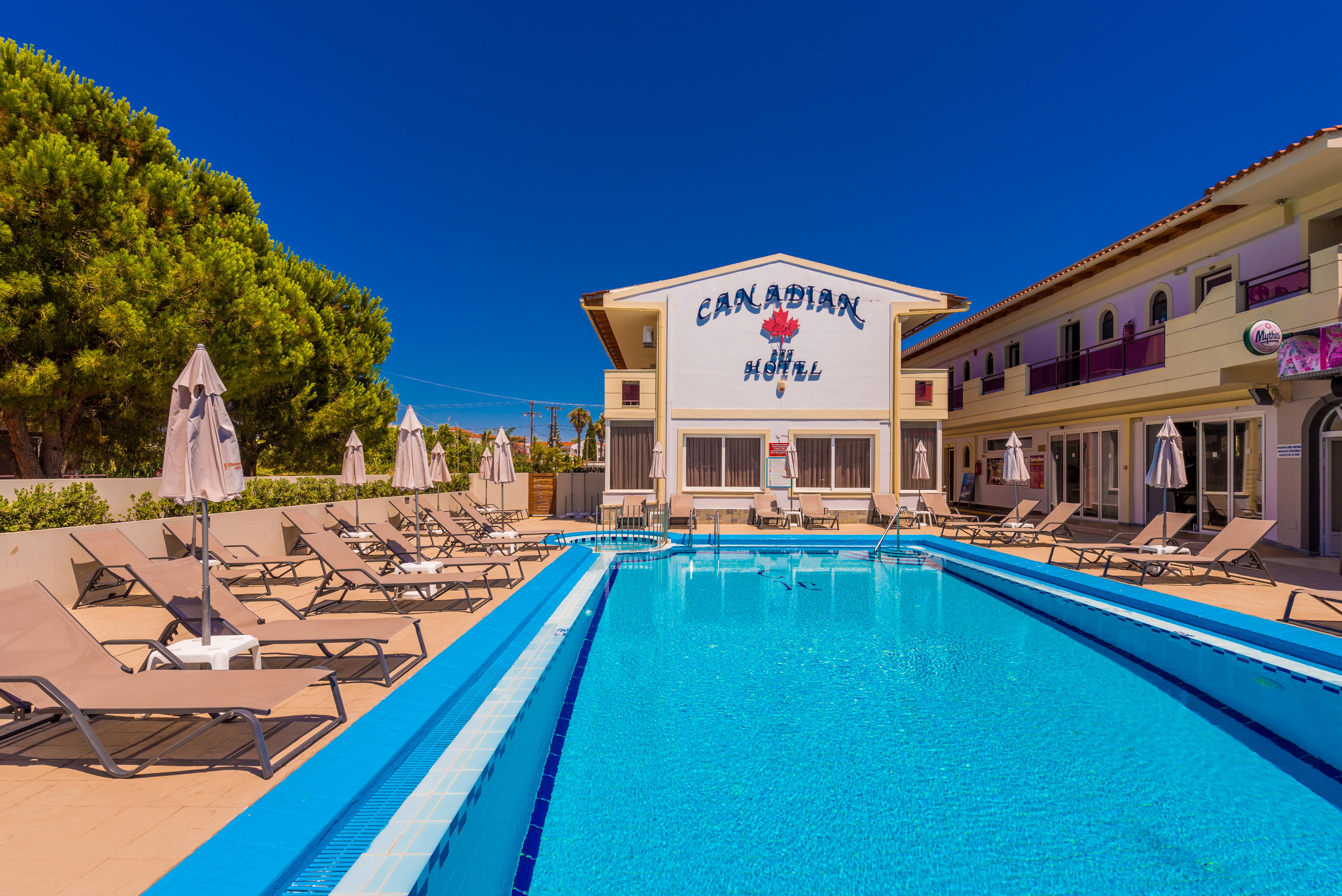 Canadian Hotel Laganas Exteriör bild
